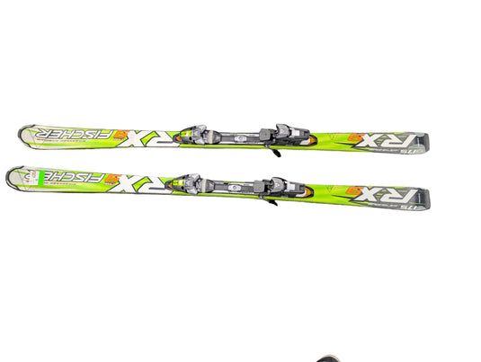 Used Fischer RX9 175cm Downhill Skis W/Bindings