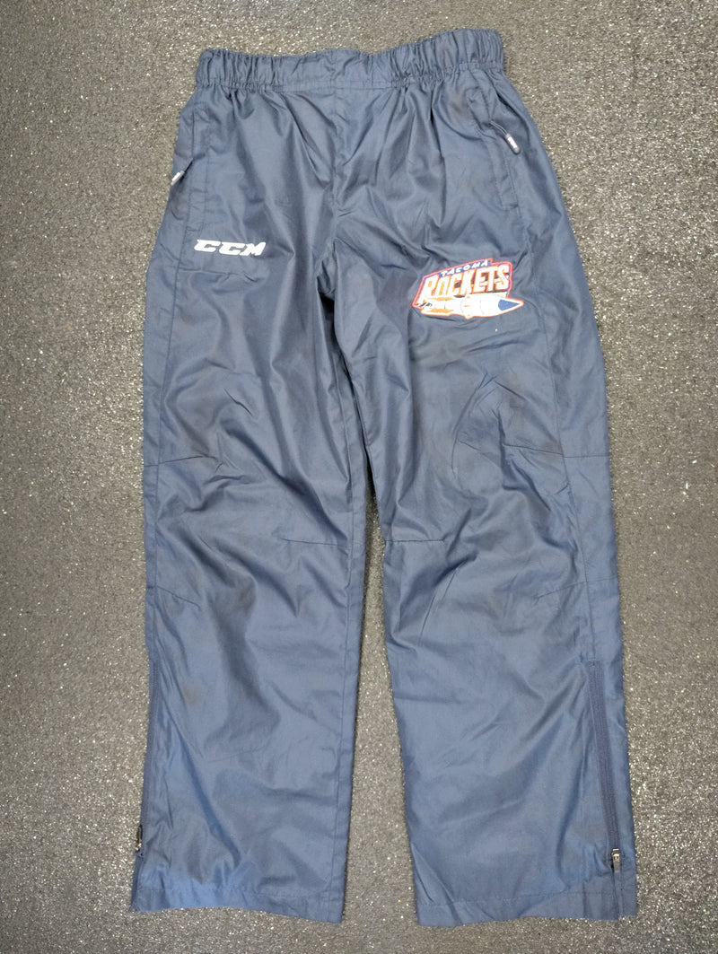 Load image into Gallery viewer, Used CCM Tacoma Rockets Hockey Warmup Pants - Size: Youth Medium
