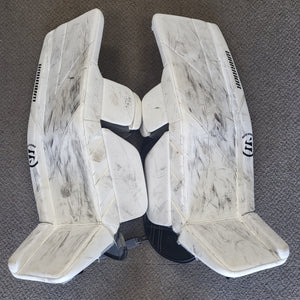 Used Warrior Ritual RG6 JR Hockey Goalie Leg Pads 30+1"