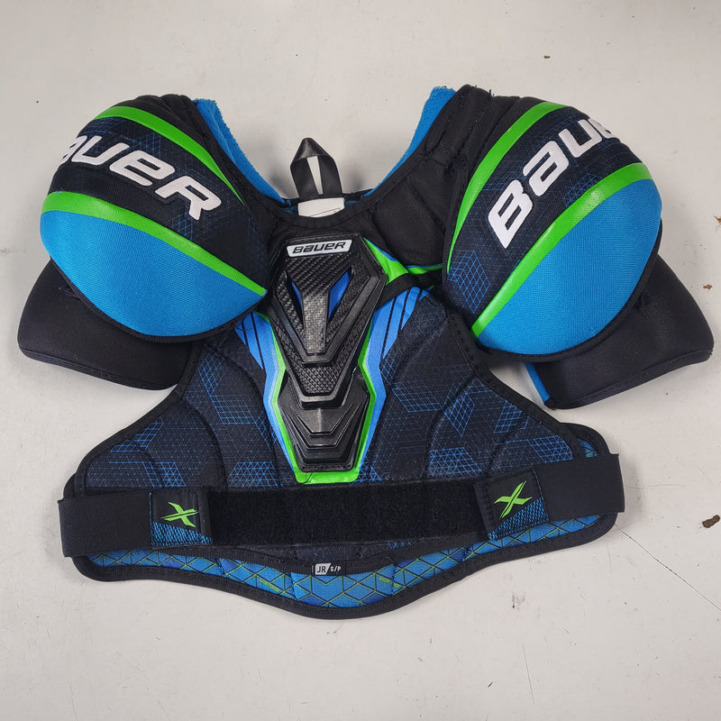 Load image into Gallery viewer, Used Bauer X Hockey Shoulder Pads - Size: JR Small
