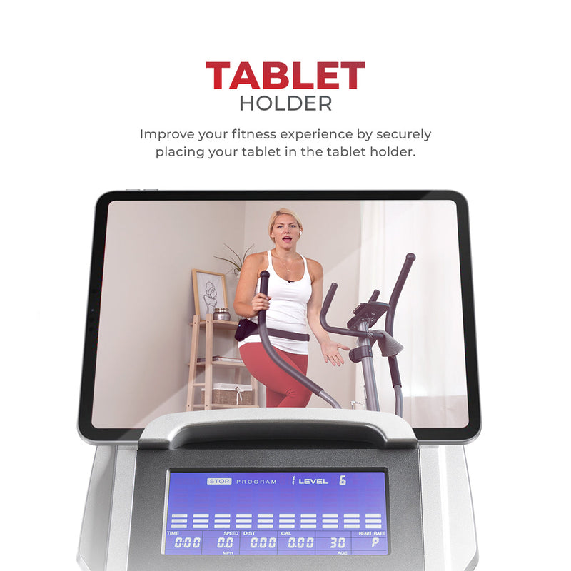 Load image into Gallery viewer, Slightly Used Sunny Pre-Programmed Elliptical Magnetic Trainer Machine
