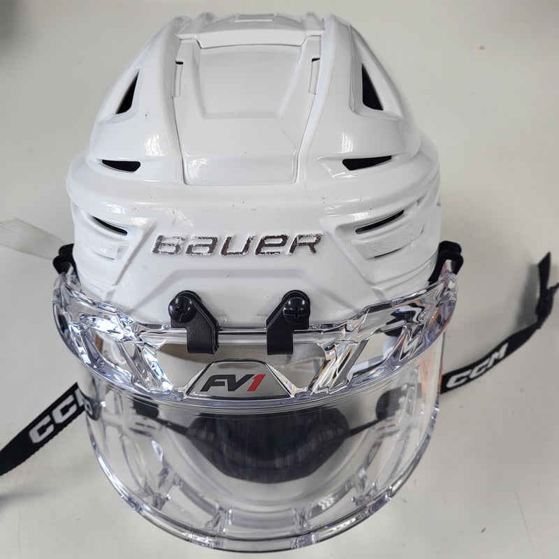 Load image into Gallery viewer, Used Bauer Reakt 155 Hockey Helmet With Face Shield
