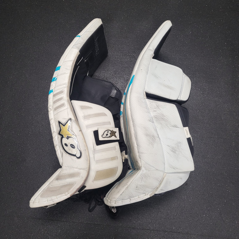 Load image into Gallery viewer, Used Brian's Optik 9.0 Sr. 33" Goalie Leg Pads
