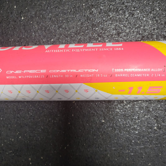 Used Louisville Diva Softball Bat - 30in, 18.5oz