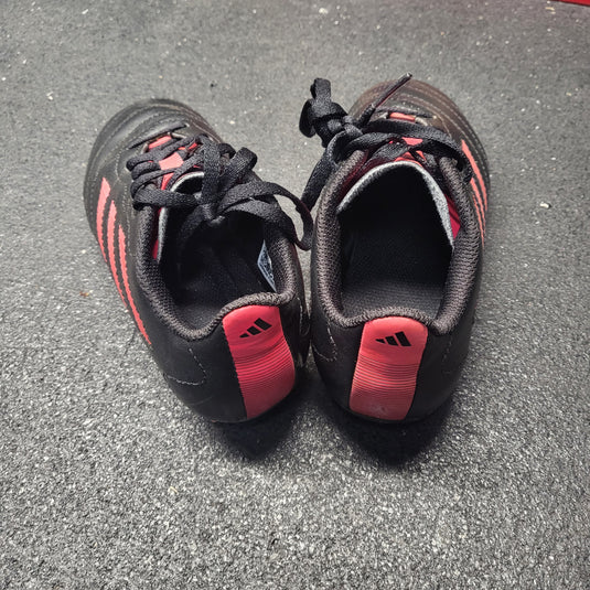 Used Adidas Pink/Black Soccer Cleats Size 1