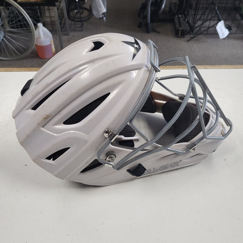 Load image into Gallery viewer, Used All-Star System 7 Catchers Helmet MVP2500/MVP2510 Series I-Bar Vision Cage
