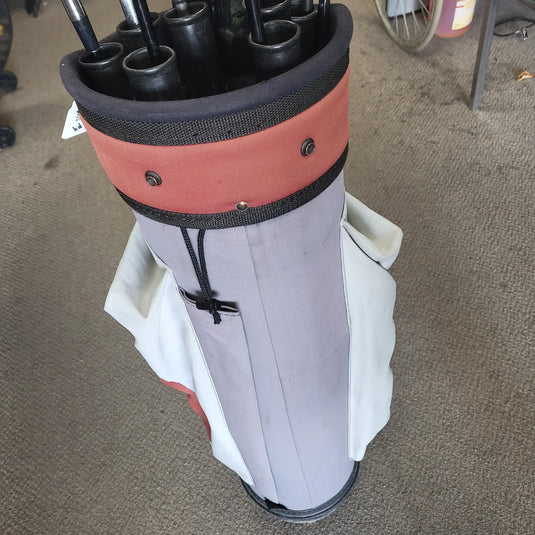 Used Golf set w/Bag Misc. spalding irons w/T driver and misc. Woods