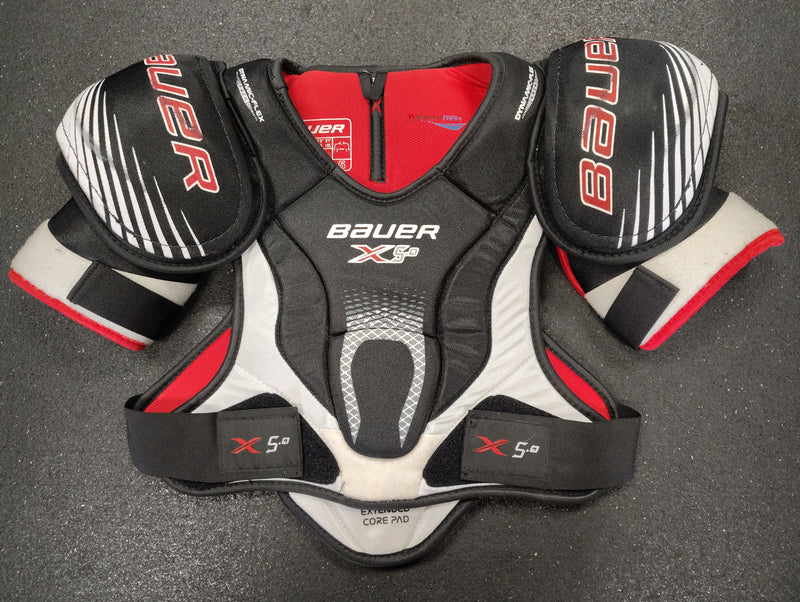 Load image into Gallery viewer, Used Bauer X 5.0 Hockey Shoulder Pads - Size: Sr Large
