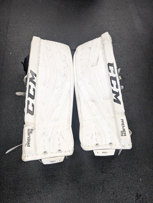 Used CCM Premier R1.9 34+1" Senior Hockey Goalie Leg Pads