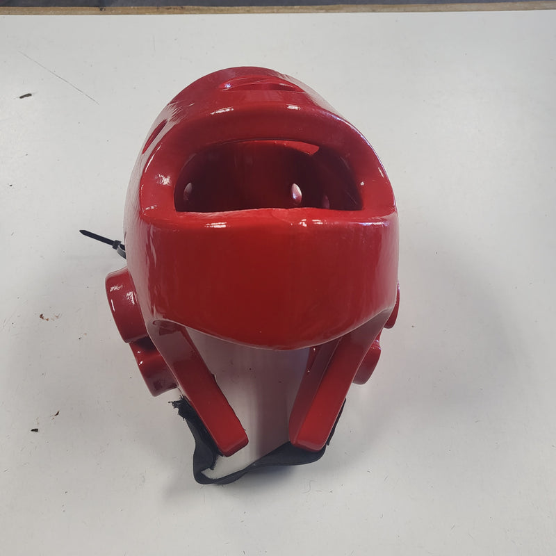 Load image into Gallery viewer, Used Dipped Foam Martial Arts Head Gear -Red
