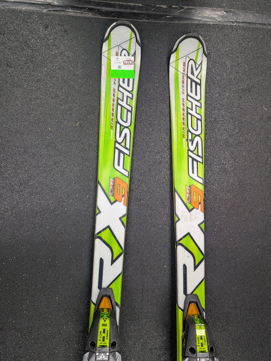 Used Fischer RX9 175cm Downhill Skis W/Bindings