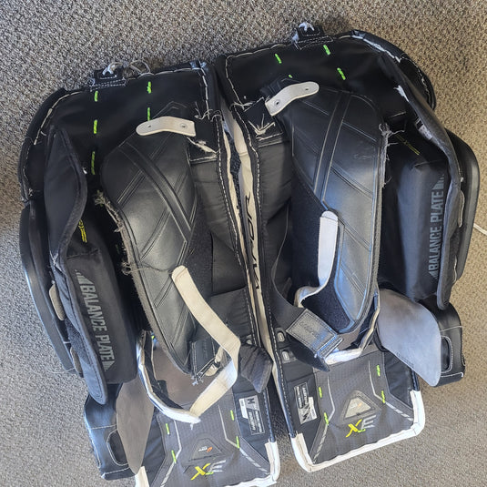 Used Bauer 3x Goalie Leg Pads Sr Medium+