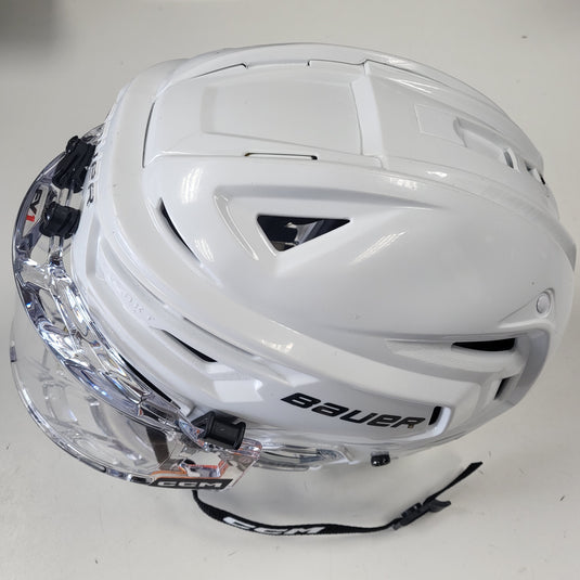 Used Bauer Reakt 155 Hockey Helmet With Face Shield