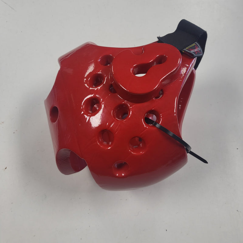 Load image into Gallery viewer, Used Dipped Foam Martial Arts Head Gear -Red
