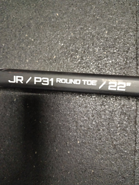 Used Bauer Elite Hockey Goalie Stick - Jr/P31 round toe/22"