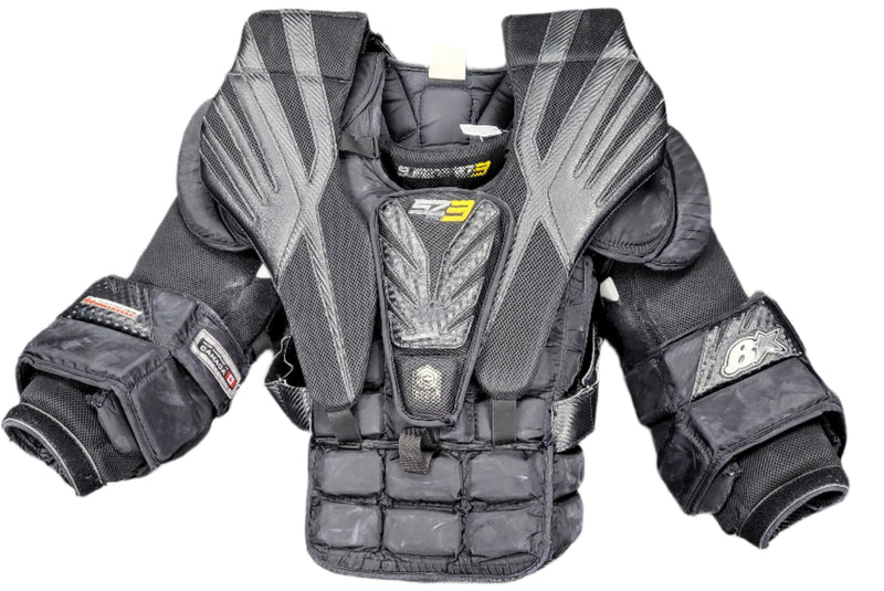 Load image into Gallery viewer, Used Brians SZ3 Pro Sr. Medium Hockey Goalie Chest Protector
