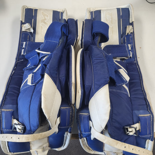 Used CCM Extreme Flex 5.5 Hockey Goalie Leg Pads 26+1"