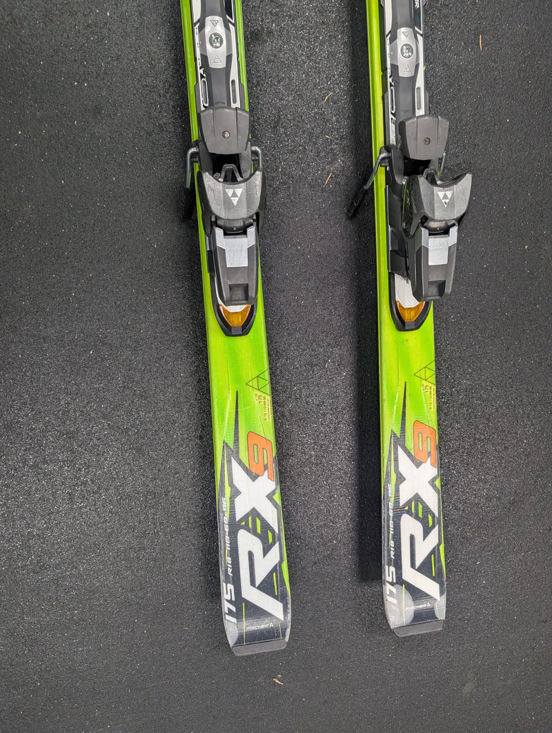 Load image into Gallery viewer, Used Fischer RX9 175cm Downhill Skis W/Bindings
