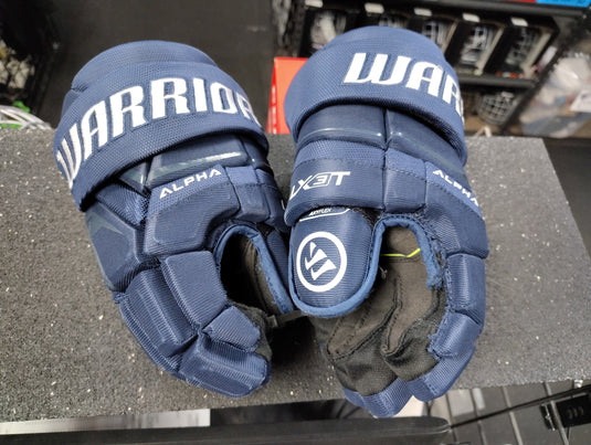 Used Warrior Alpha LX3T Hockey Gloves 12"