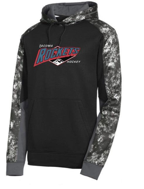 Load image into Gallery viewer, Tacoma Rockets Fleece Pullover Hooded Sweatshirt
