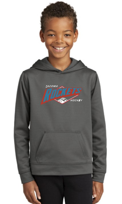 Load image into Gallery viewer, Tacoma Rockets Fleece Pullover Hooded Sweatshirt
