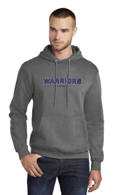 Warriors Lacrosse Cotton/Poly Adult Hoodie