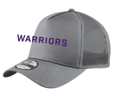 Warriors Lacrosse Grey Curve Bill Snapback Cap