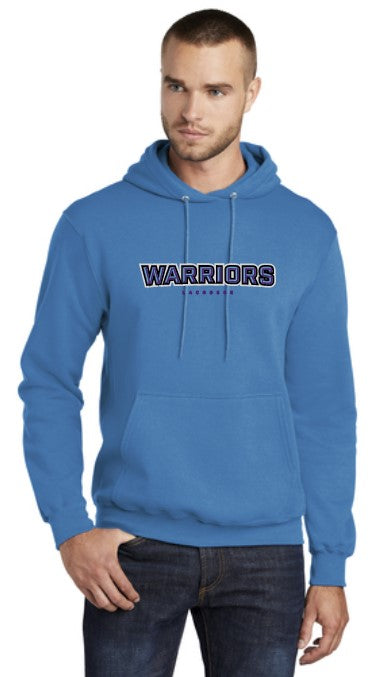 Warriors Lacrosse Cotton/Poly Adult Hoodie