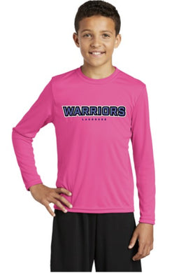 Warriors Lacrosse Long Sleeve Performance Tee