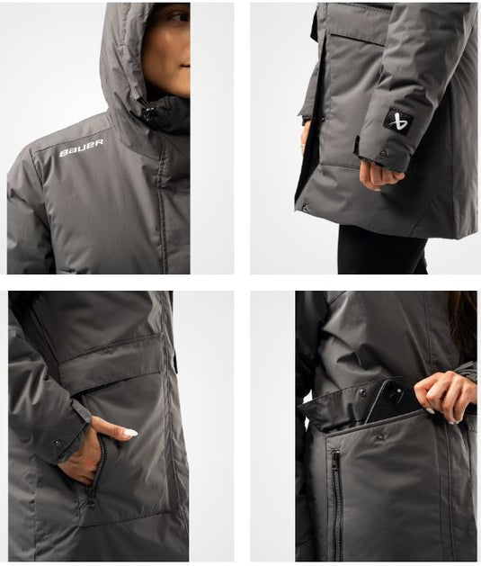 Sno-King Jr Thunderbirds Bauer Womens Team Travel Coat