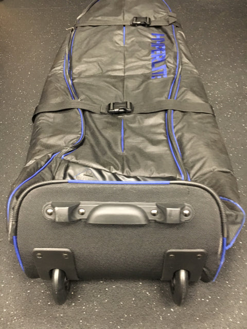 Load image into Gallery viewer, Hyperlite Pro Wheeled Black/Blue 58&quot; Demo New Wakeboard Bag
