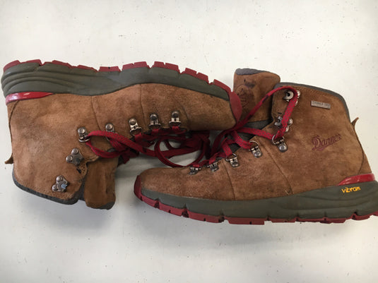 Used Danner Mountain 600 Brown Womens 9.5 Hiking Boots