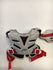 Warrior Rabil Next White Youth Used Lacrosse Shoulder Pads