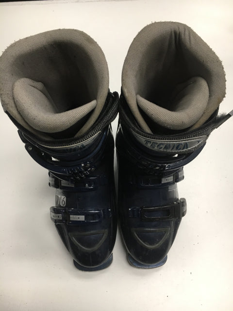 Load image into Gallery viewer, Used Technica Ti 6 Blue Size 7.5 Downhill Ski Boots
