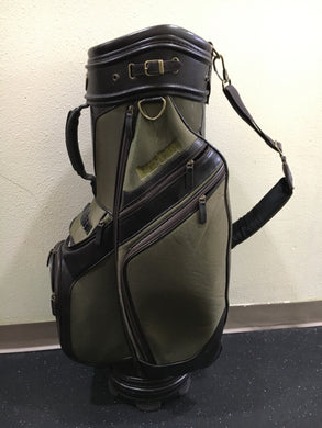 Used Burton Green Golf Cart Bag