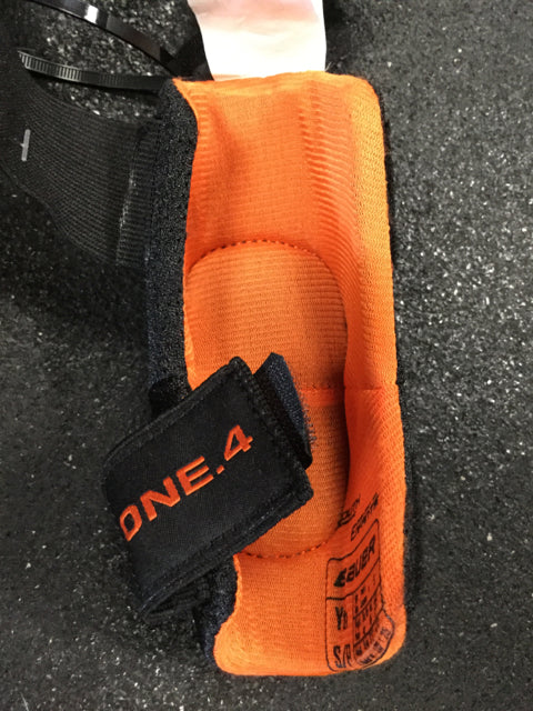 Load image into Gallery viewer, Bauer Supreme One.4 Black/Orange Youth Small New Hockey Elbow Pads
