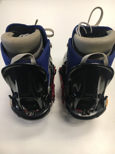 Load image into Gallery viewer, Used Ride Step In Gray/Blue Womens Size 7 Step-In Snowboard Boots
