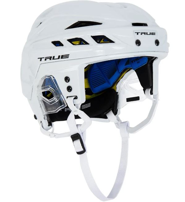 Load image into Gallery viewer, True Dynamic 9 Pro New White Size Medium Ice Hockey Helmet
