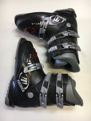 Used Tecnica RJ  Black/Red/Silver Size 6/24.0 Downhill Ski Boots