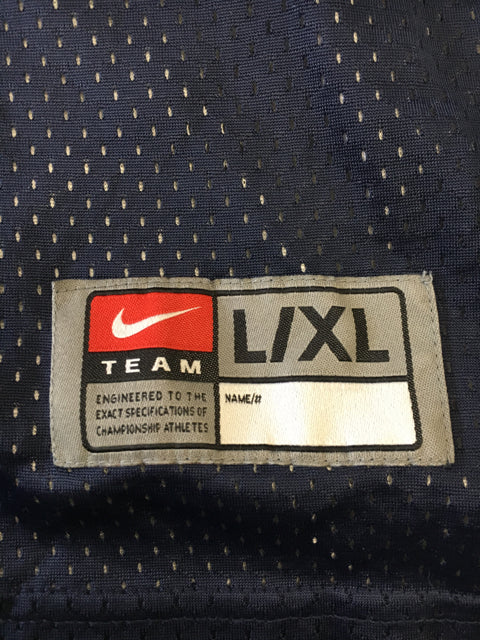 Used Nike Bellevue Lacrosse Blue/White Sr L/XL Lacrosse Jersey