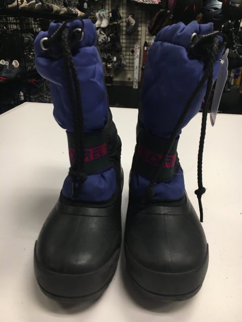 Sorel Black/Blue JR Size Specific 12 Used Boots