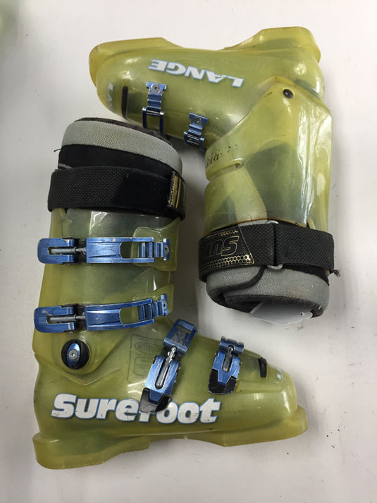 Lange Surefoot Green Size 292mm Used Downhill Ski Boots