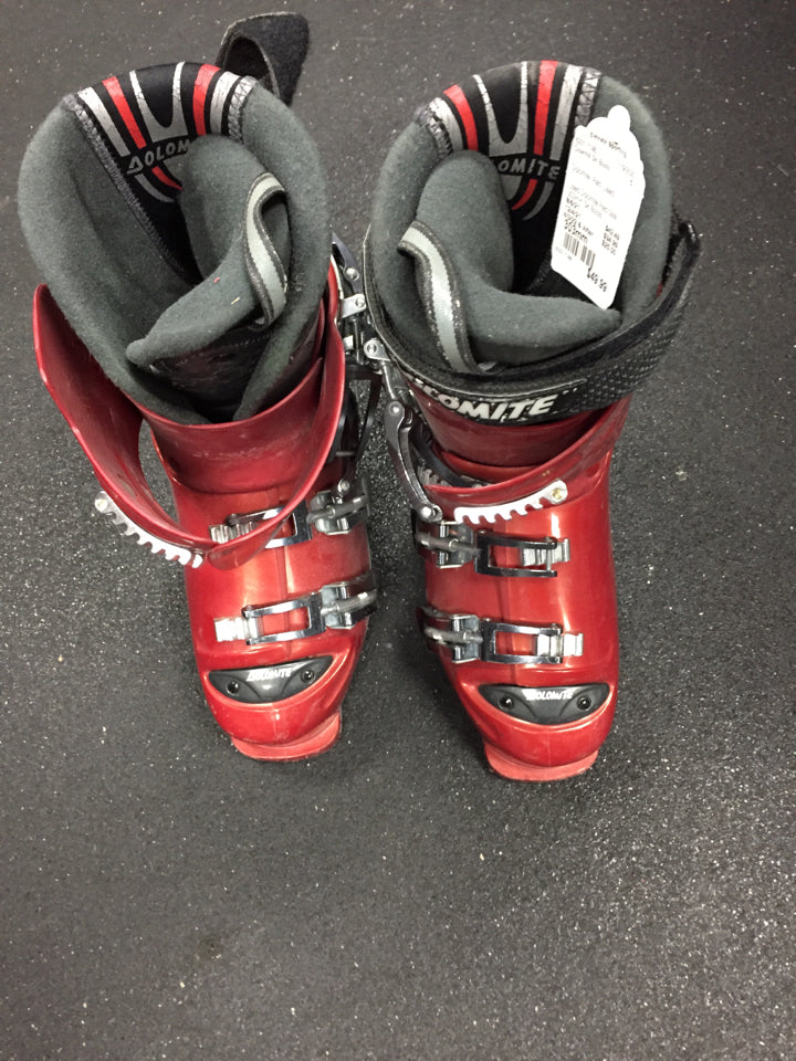 Dolomite Red Size 303mm Used Downhill Ski Boots