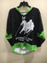 Used Sno-King Offensive Skills Camp Black/Green Youth Hockey Player Jersey