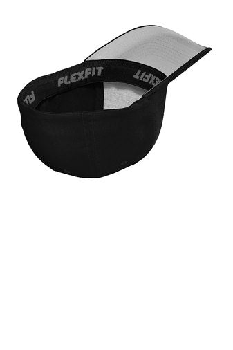 Load image into Gallery viewer, Spanaway Lake Golf Flexfit Black Cap
