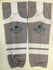 Seattle Jr. Thunderbirds Mesh Grey/White Size 22" Used Hockey Socks