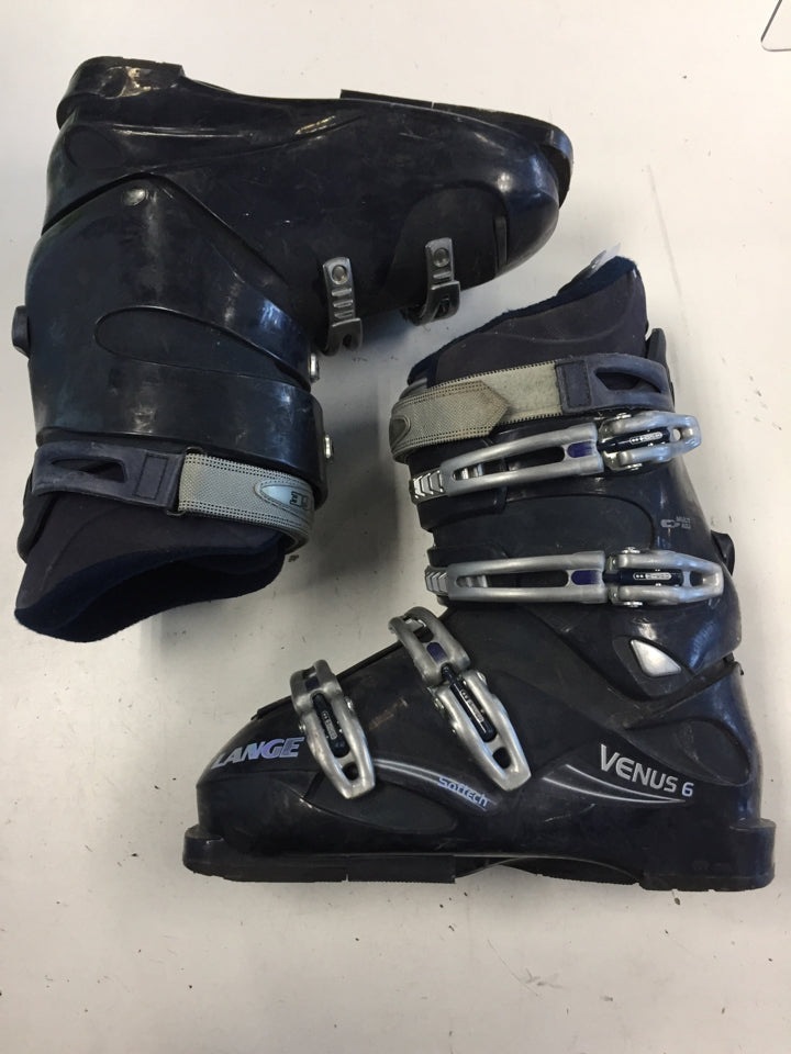 Load image into Gallery viewer, Lange Venus 6 Blue Size 308mm Used Downhill Ski Boots
