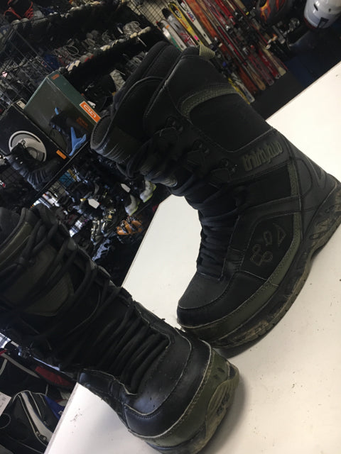 Load image into Gallery viewer, thirtytwo Exus Black/Green Womens Size Specific 7 Used Snowboard Boots
