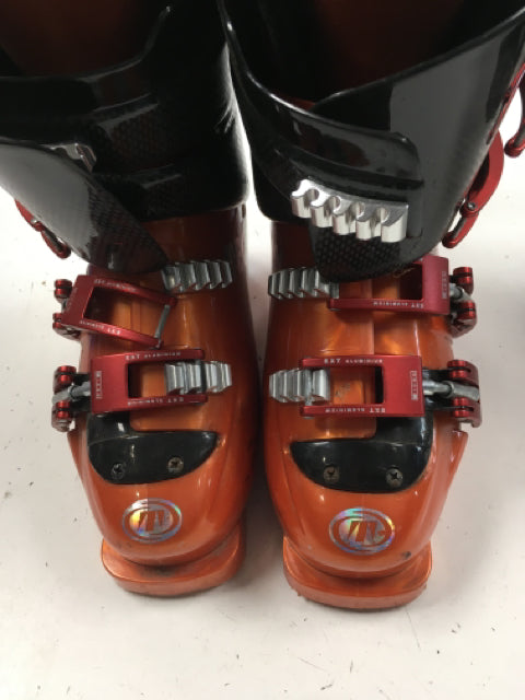 Load image into Gallery viewer, Tecnica Icon Race XT17 Orange Size 4 1/2 Used Downhill Ski Boots
