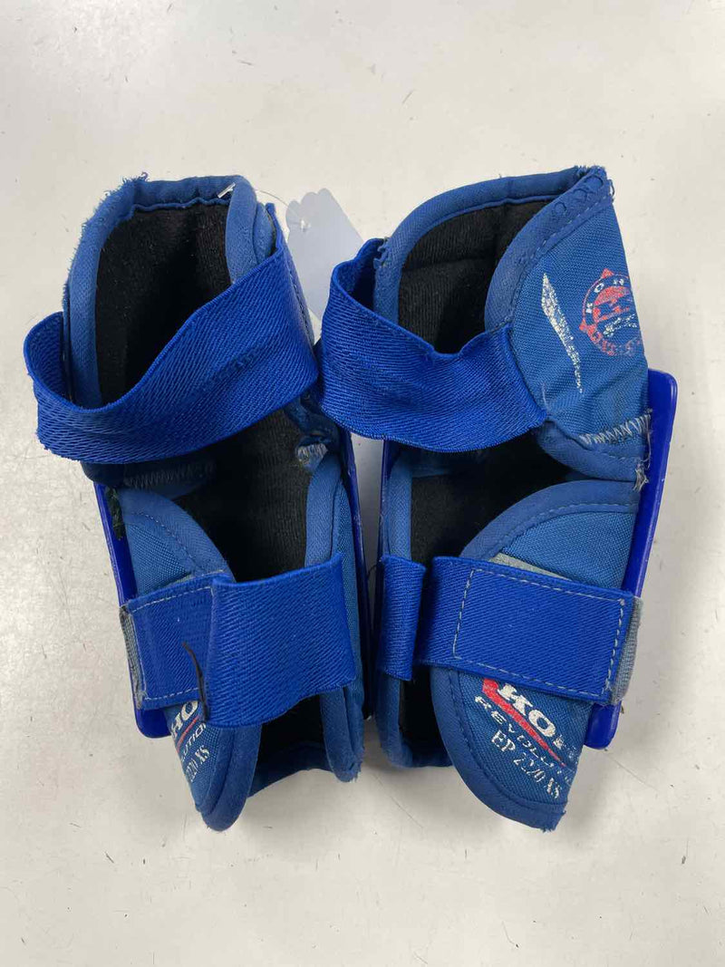 Load image into Gallery viewer, Koho Revolution EP2220 Blue Jr Size XS Used Hockey Elbow Pads
